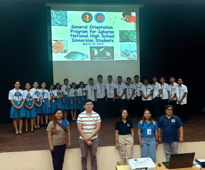Igbaras NHS SHS students spend work immersion at CFOS; grateful with the learning experience