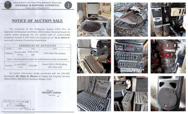 notice auction 0626