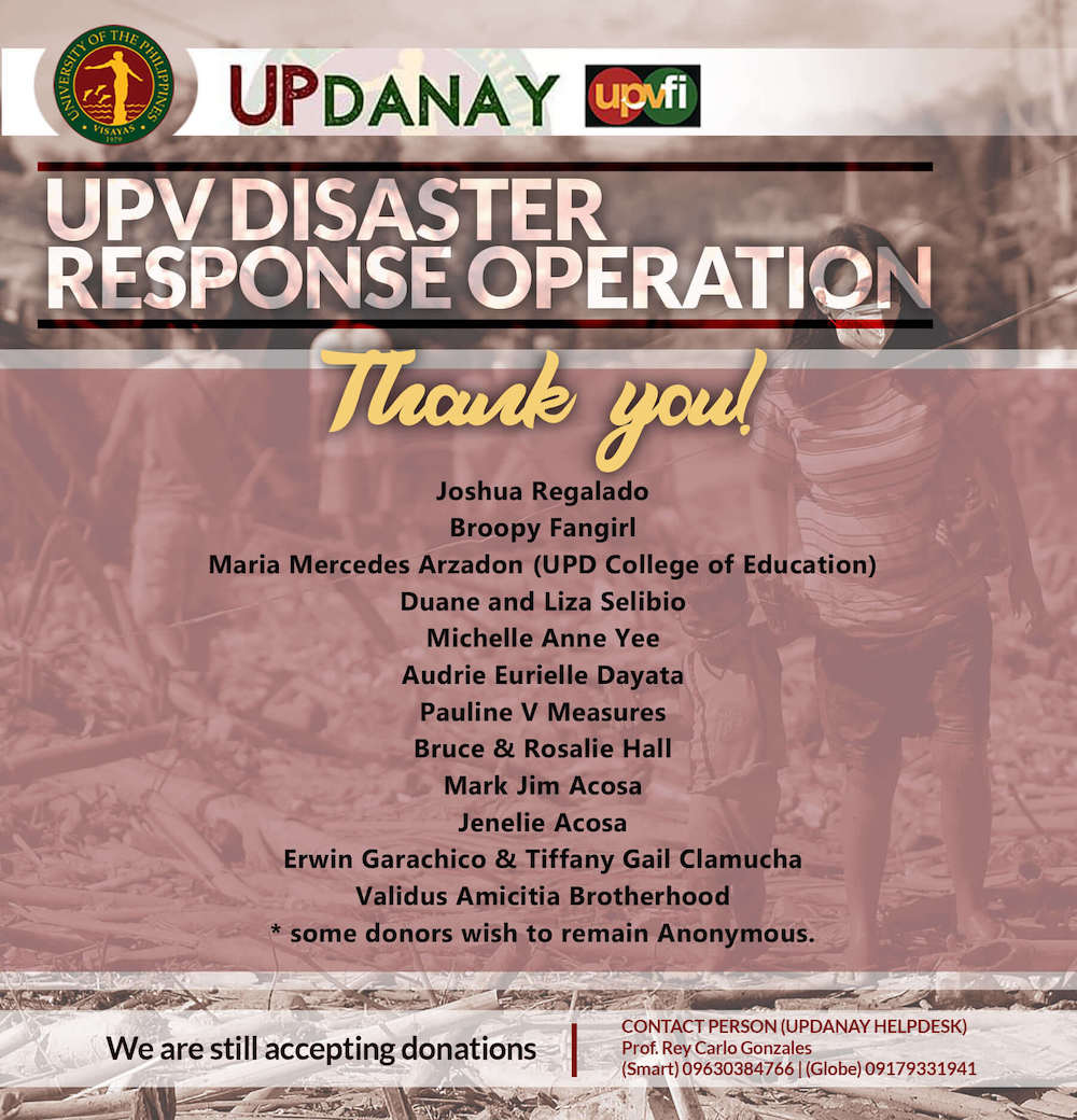 upv disaster response operation update4