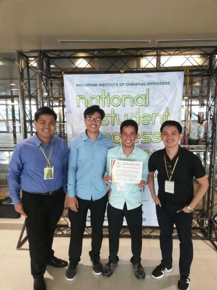 Chemical Engineering students win awards in engineering congress