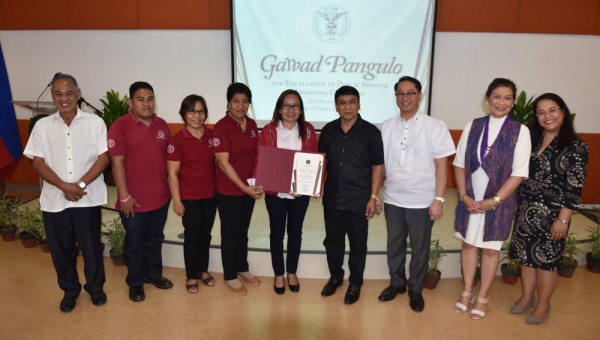 UPV Sentro ng Wikang Filipino, awardee sa 3rd Gawad Pangulo: Excellence in Public Service