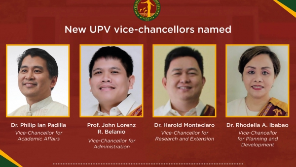 New UPV vice-chancellors named