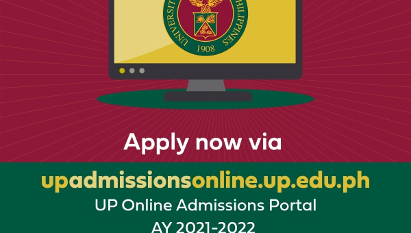 UP launches online portal for first-year applicants for AY 2021-2022