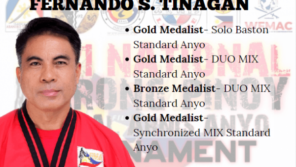 UPV-PE professor, staff and students bag medals in "National Larong Pinoy Arnis-Anyo E-Tournament"