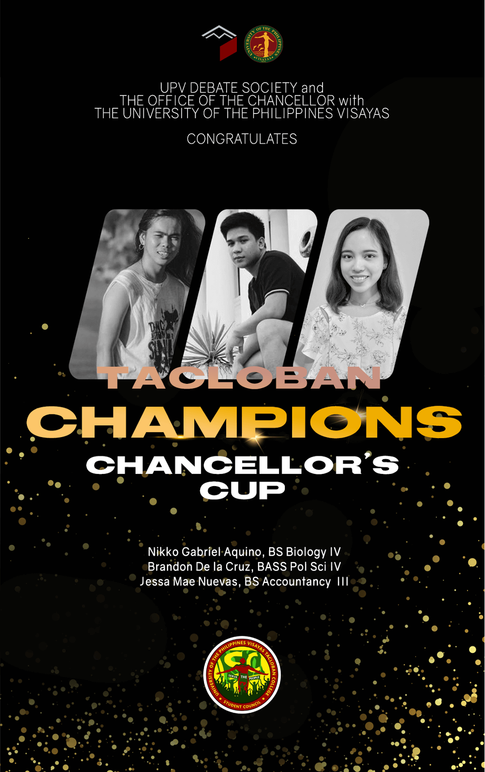 UP Tacloban conquers Chancellor’s Debate Cup