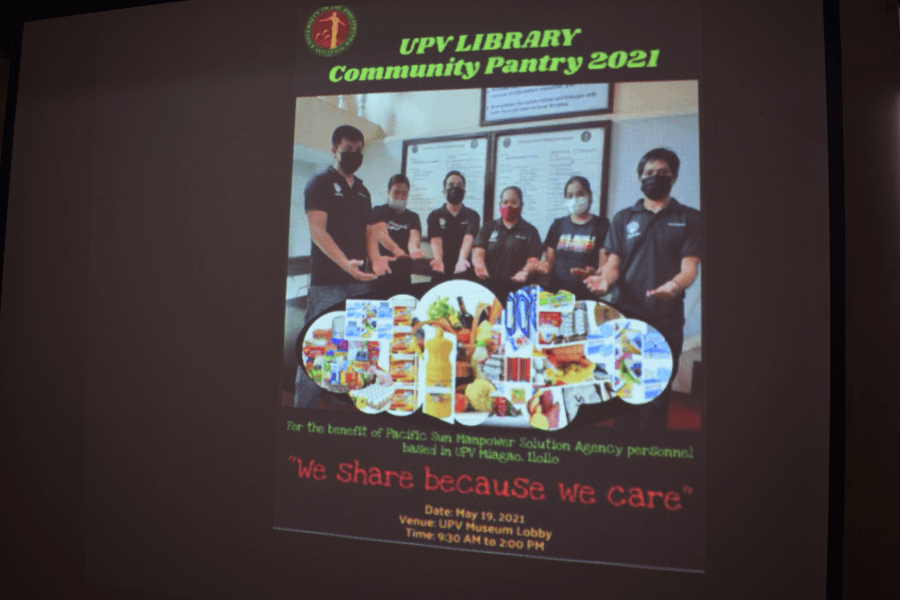 “We Share Because We Care”: UP Visayas University Library’s Outreach Program