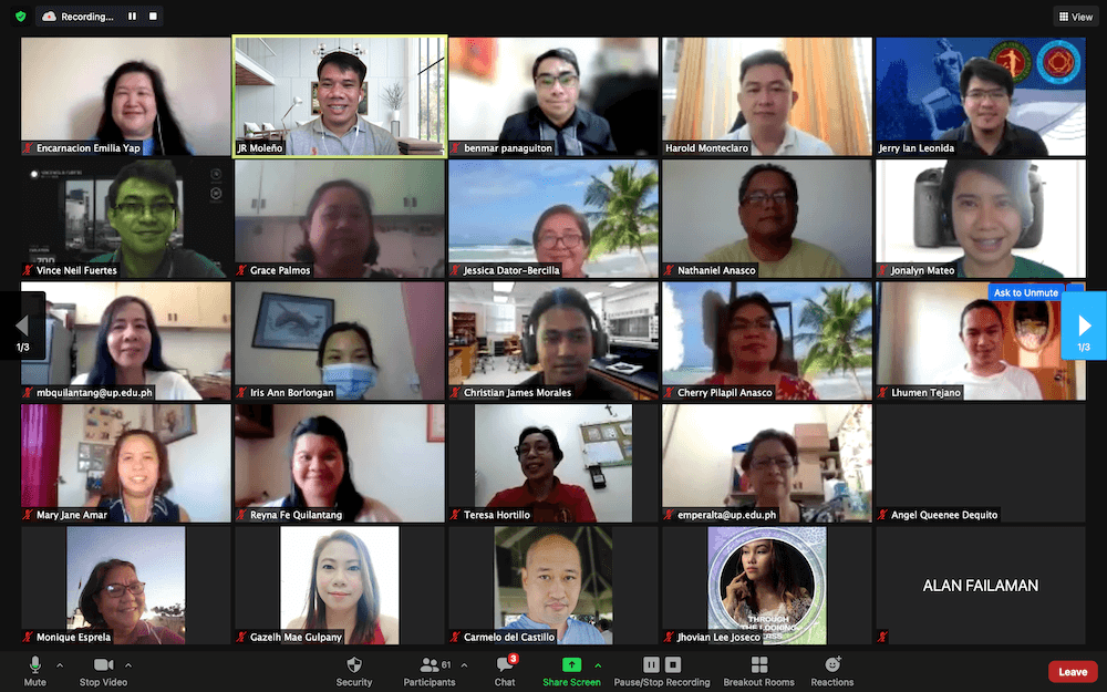 UPV-CFOS conducts webinar-workshop to improve public service delivery