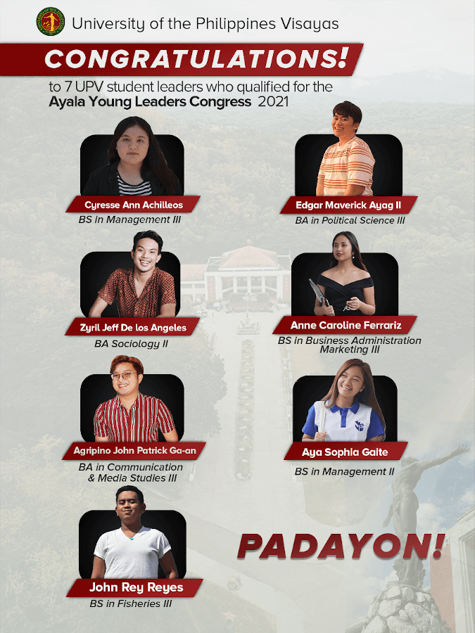 7 UPV students qualify for AYLC 2021