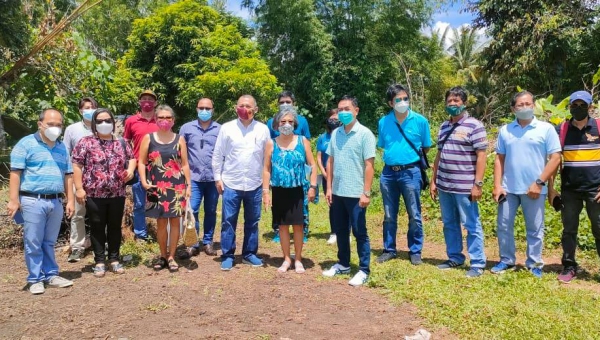 Chancellor Camposano visits extension campus site in Antique