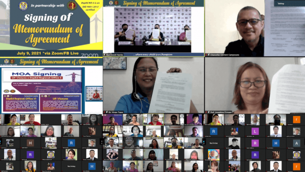 UPV and DepEd Region VI sign MOA for Basic Education Research Collaborations through ACTI(on) Research Project