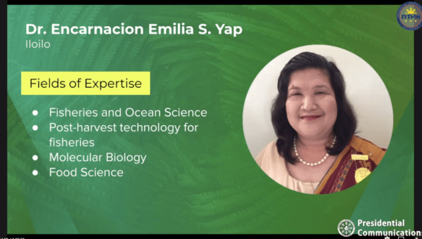 Yap selected to climate change expert panel