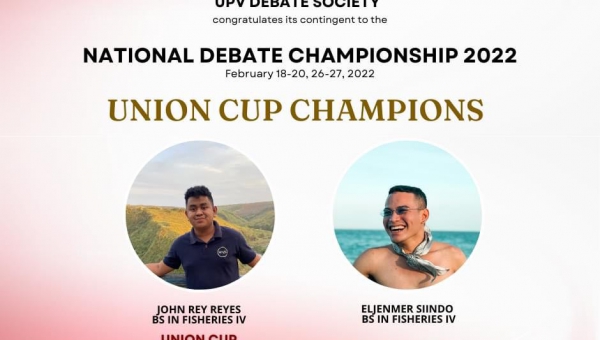 UPV Debate Society emerges champion in the Union Cup of National Debate Championship 2022 – a historic win!