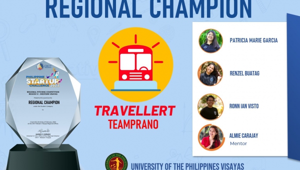 Champion! - UPV Computer Science students win the Philippines Startup Challenge (PSC) 2021 Regional Pitching Competition Student Category Region 6