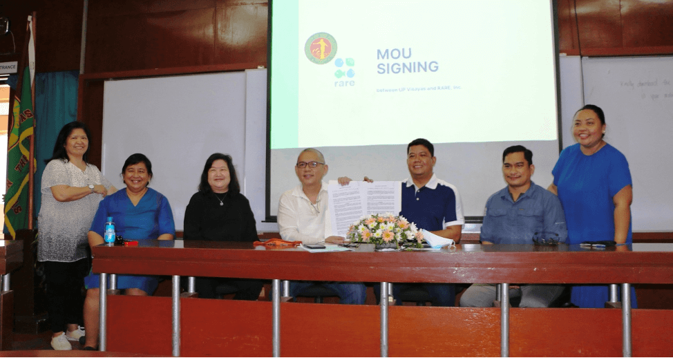 UPV signs MOU with Rare (Phils) to build resilient and sustainable coastal communities