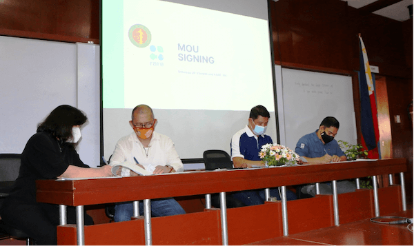 UPV signs Memorandum of Understanding with Rare Philippines, Inc.