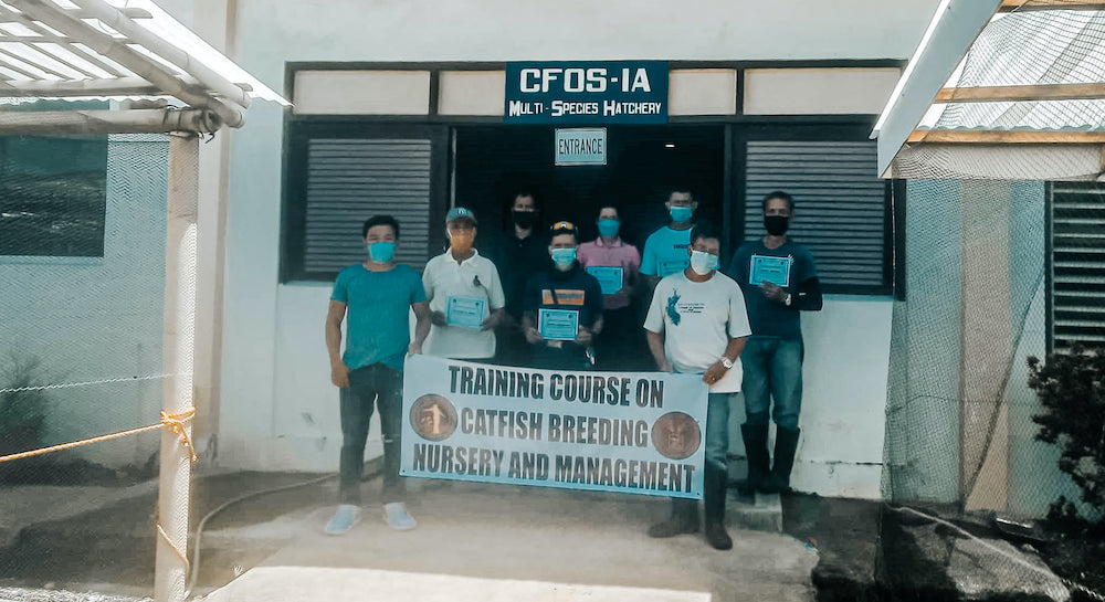 CFOS-IA trains Miagao fishers on catfish breeding, nursery and management