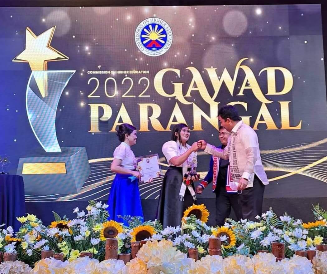 UPHSI Math teacher Prof. Jeena A. Amoto receives award from CHED