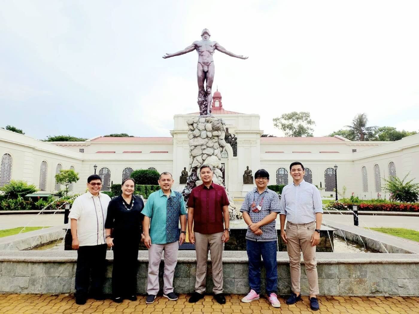 UPV officials meet with Dean Vistan of UP Diliman College of Law to prepare for next AY