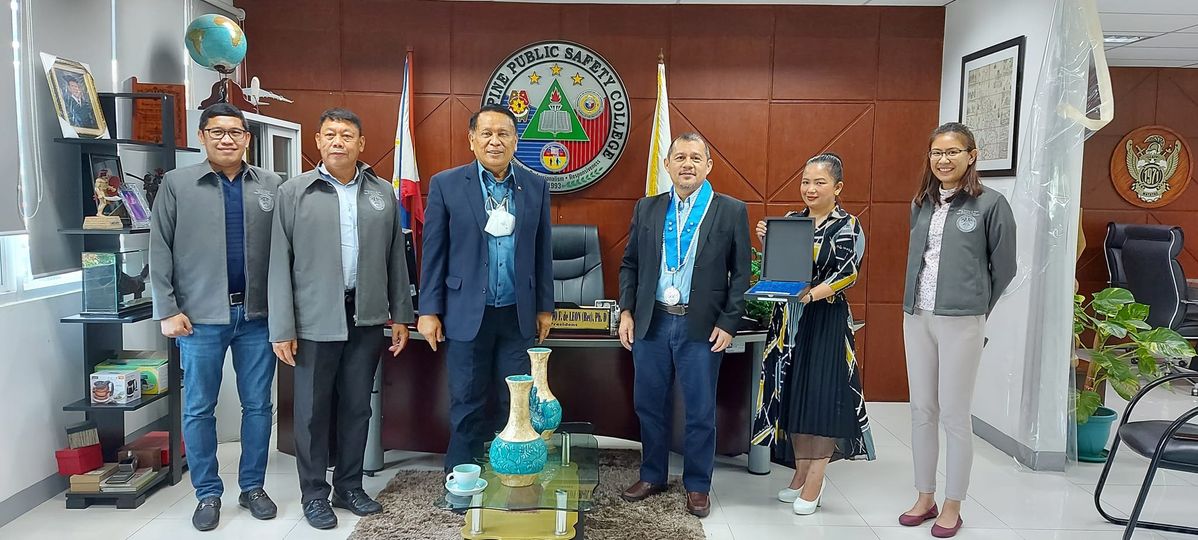 Chancellor Camposano receives recognition as a Senior Fellow of the Philippine Public Safety College