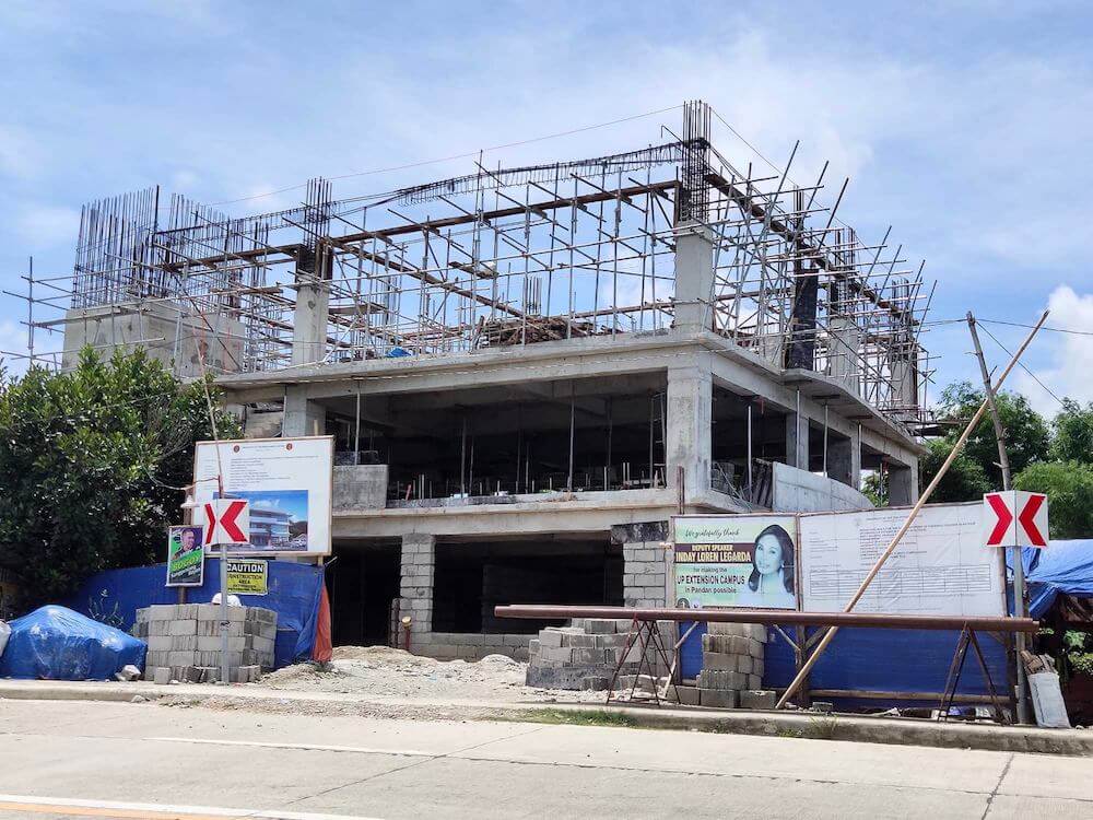 UPV Antique structure almost halfway to completion