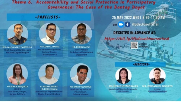 Fisheries stakeholders push for Institutionalization of Bantay Dagat volunteers