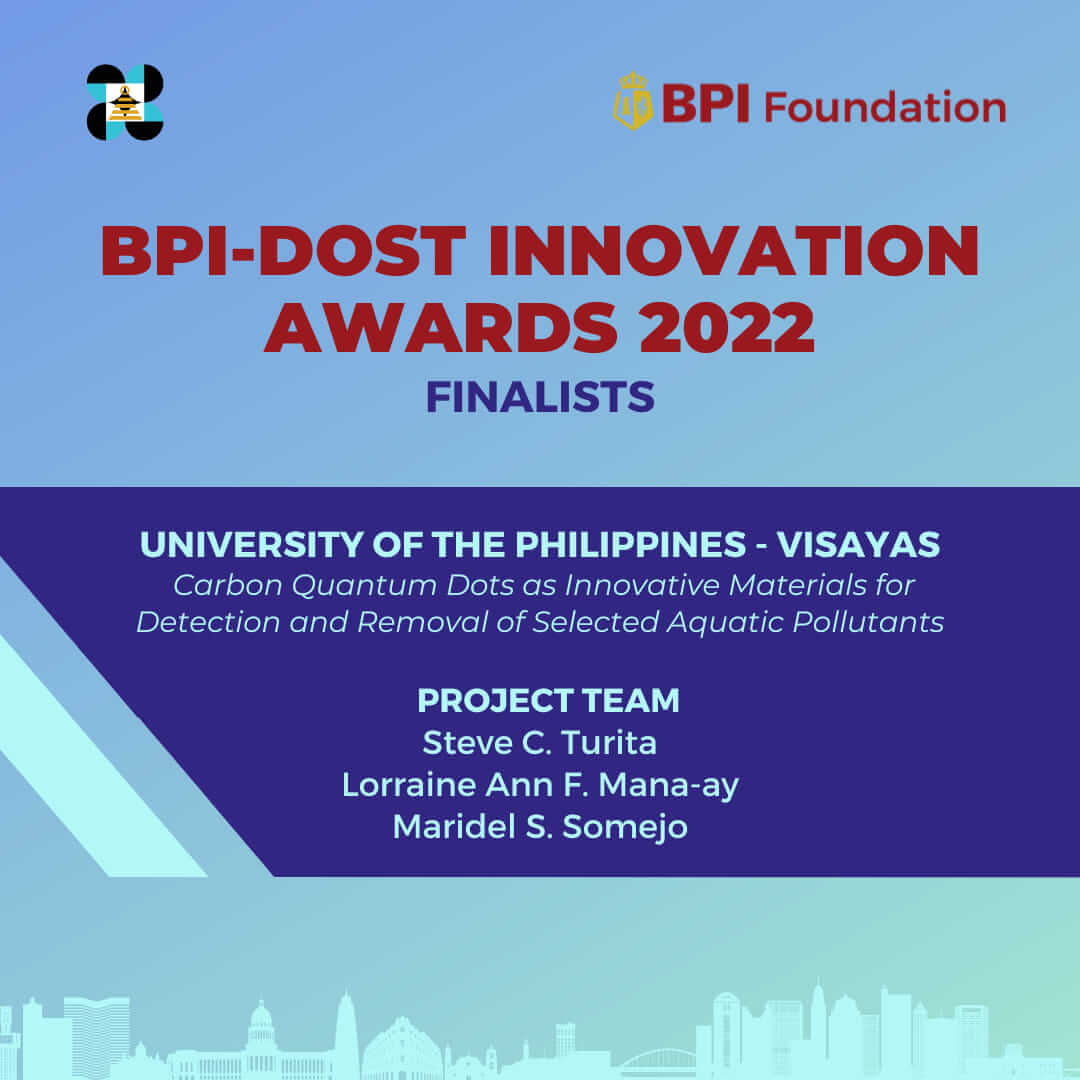 UPV's innovation project is a finalist in the BPI-DOST Innovation Awards 2022