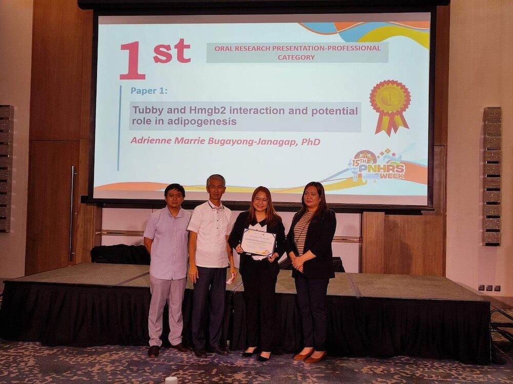 UPV BioDiv faculty bags first place in the national oral research paper presentation competition on health research