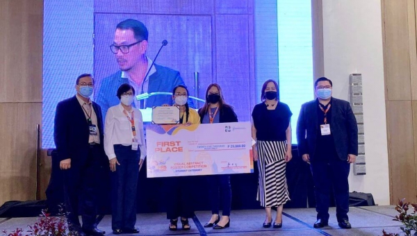 Team Building bags 1st place in the DOST-PNHRS national visual abstract poster competition