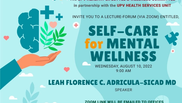 The UPV Healthy Lifestyle and Wellness Committee sponsors webinar on maintaining mental wellness