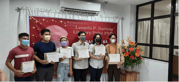 Parangal para sa Kauna-unahang Leoncio P. Deriada Literary Prize, Isinagawa