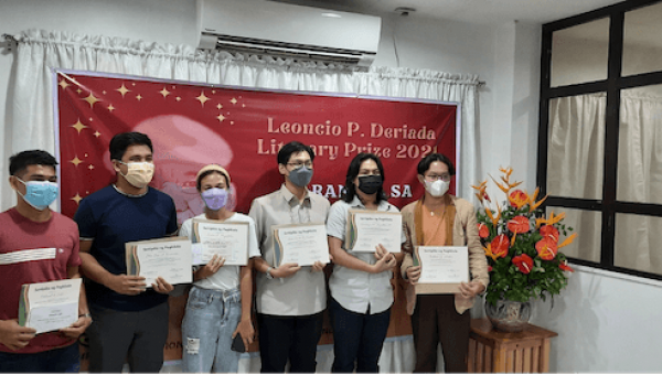 Parangal para sa Kauna-unahang Leoncio P. Deriada Literary Prize, Isinagawa