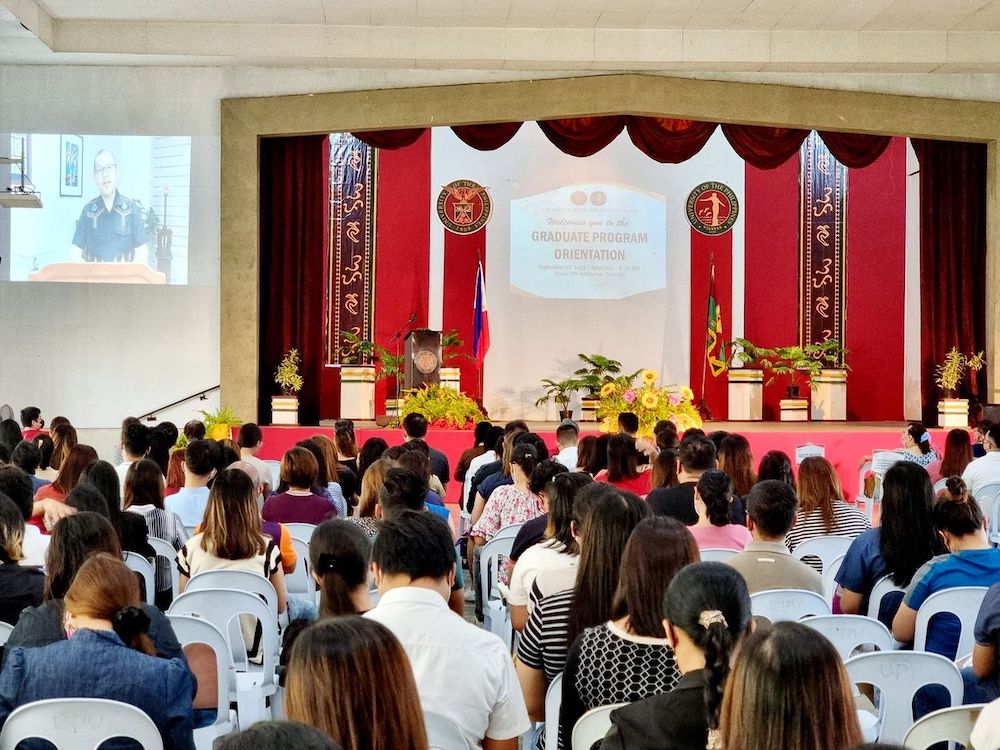 UP Visayas holds face-to-face Graduate Orientation Program for more than 500 students