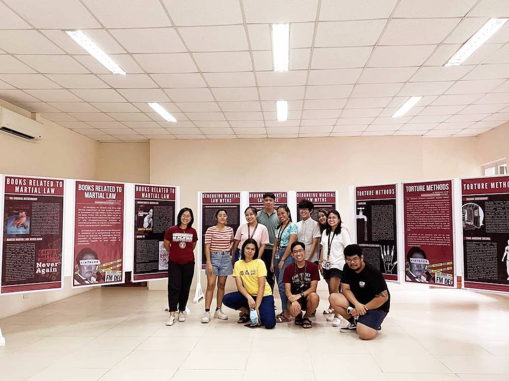 UPV Kamaragtas spearheads Martial Law Poster Exhibit