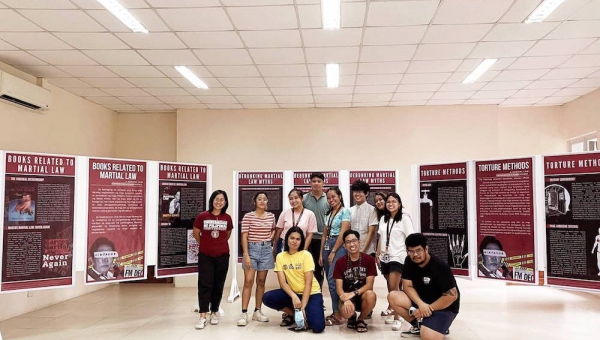 UPV Kamaragtas spearheads Martial Law Poster Exhibit