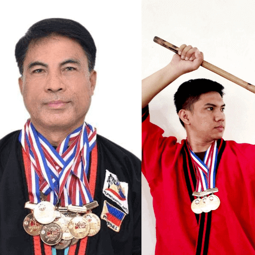 Two PE faculty members win gold medals at the Arnis Virtual Anyo National event