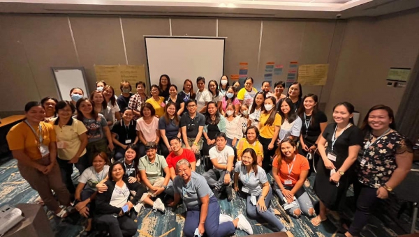 Negros Occidental BHWs and health professionals attend NCD flipchart training with UPV, WHO, DOH