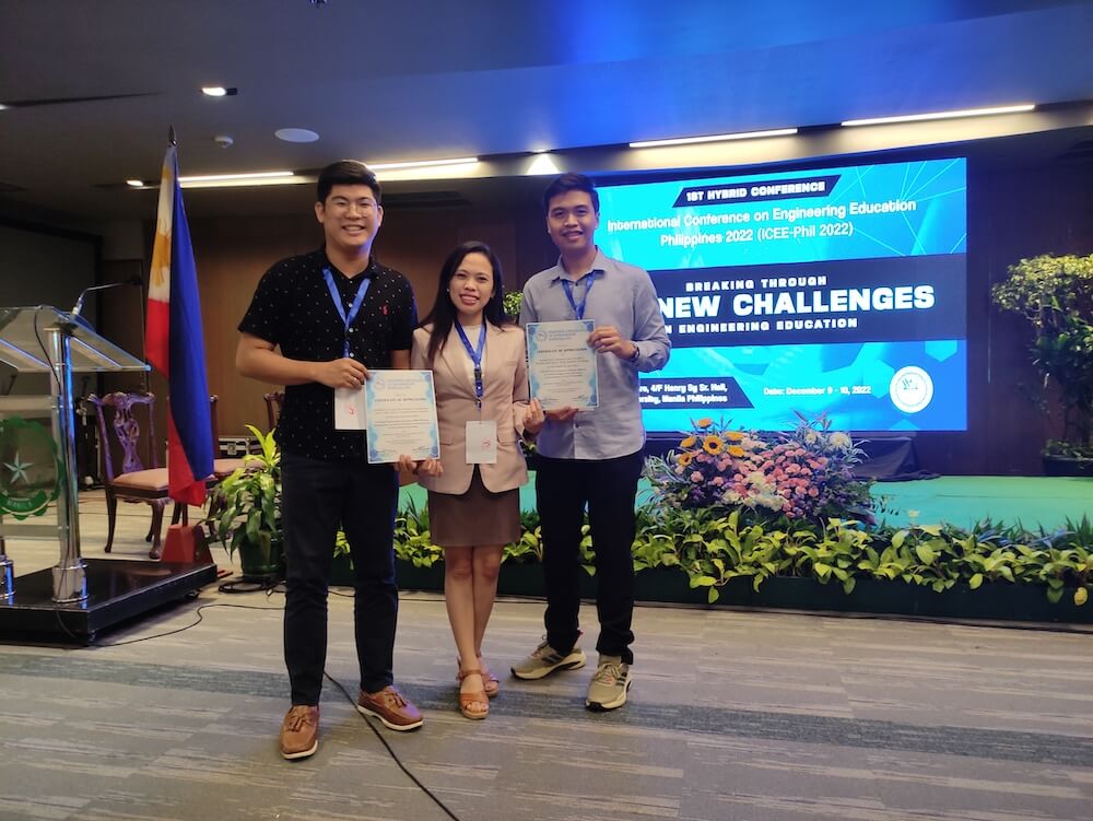 SOTECH Chemical Engineering faculty attend and present research at the International Conference on Engineering Education - Philippines 2022