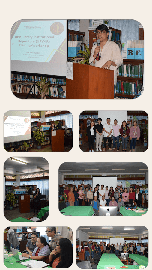 UP Visayas University Library conducts training-workshop on Institutional Repository (UPV-IR)