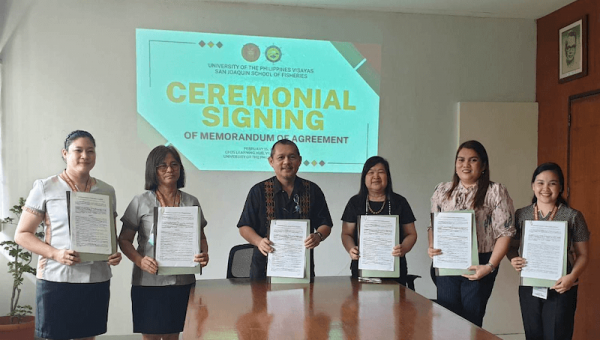 UPV, San Joaquin School of Fisheries renew MOA on work immersion partnership