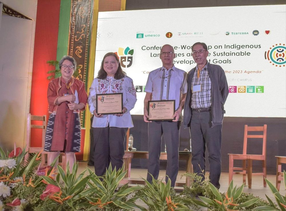 Conference-workshop on indigenous languages generates gratitude from IP representatives; Tribute given to Dr. Magos