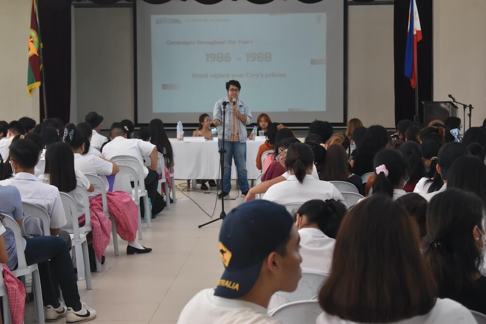 UP Student Regent meets, engages with UP Visayas students at SumagUPa summit