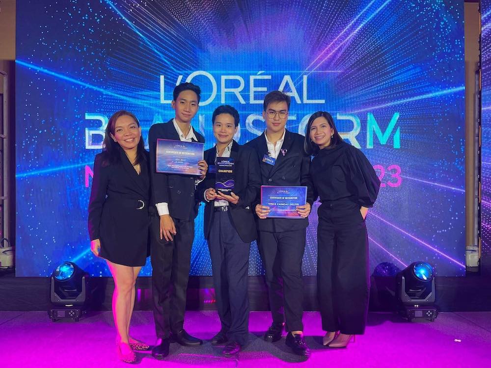 CM wins national championship, to represent PH in international semifinals of L’Oréal Brandstorm