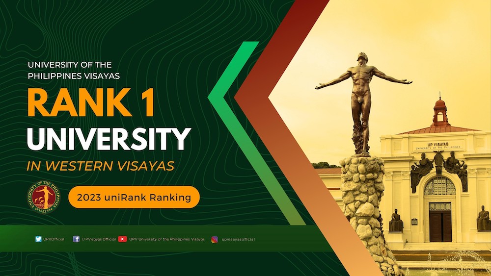 UP Visayas named 2023 top university in Western Visayas by uniRank