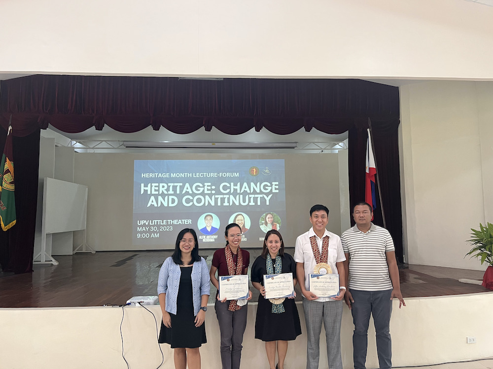 Lecture-forum marks 20th year of Heritage Month Celebration in UPV