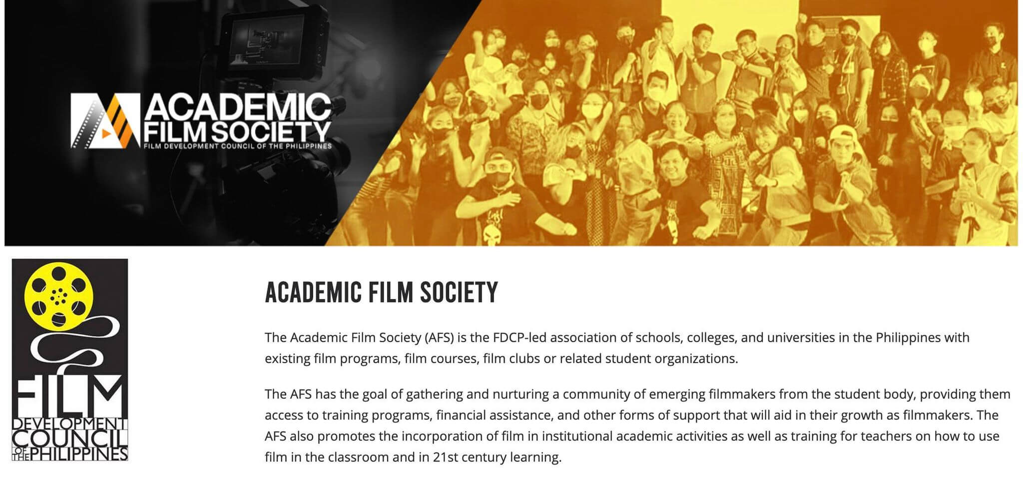 University of the Philippines Visayas joins Academic Film Society, strengthening commitment to film education