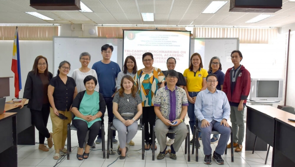 UPV Graduate school benchmarks with graduate programs of UP Los Baños and UP Manila