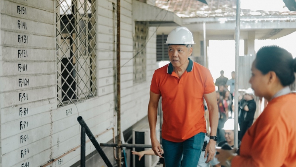 VP Pecson visits UP Visayas to inspect infrastructure projects