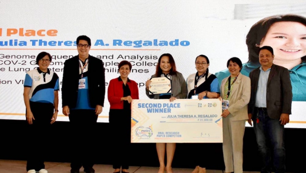 UPV research associate and MS Biology grad wins 2nd place in research competition