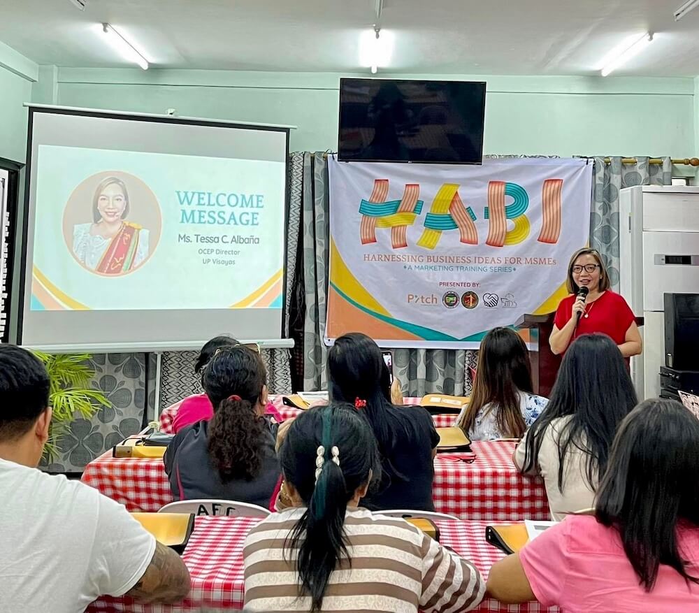 UPV OCEP partners with Pitch Strategies for HABI Training Program in Guimaras 