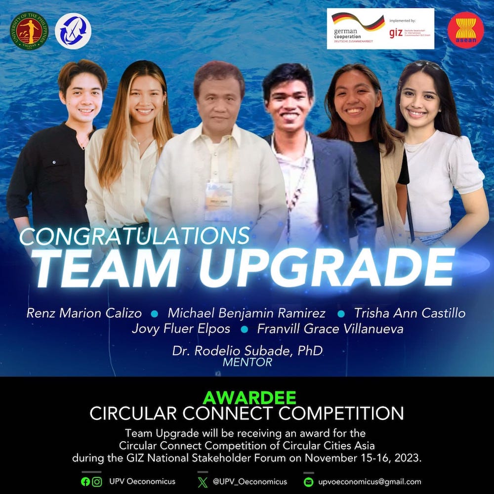 UPV team of Econ students chosen as one of the top three teams of the Circular Connect Competition 2023